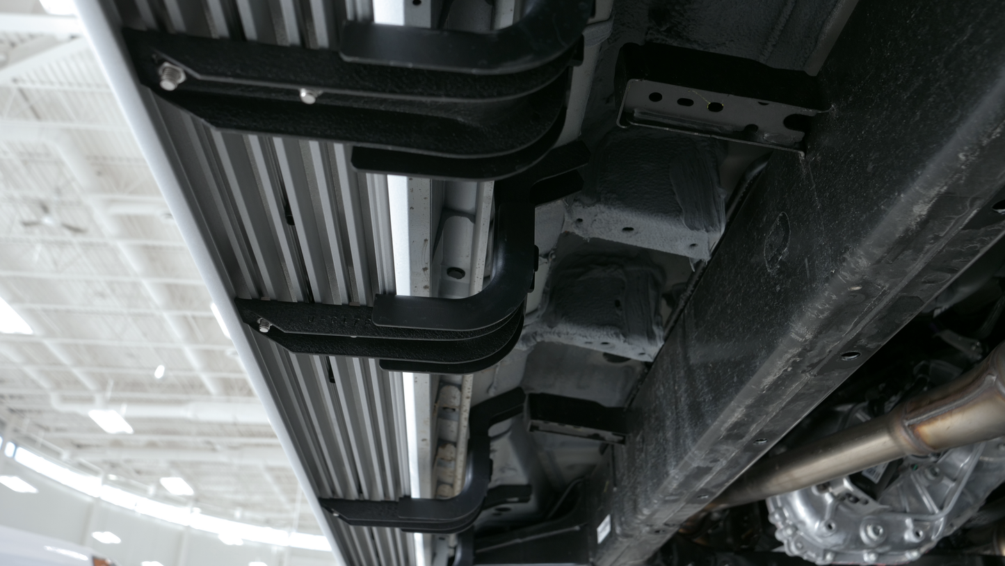 Dual Step Running Boards - Silver // Toyota Tundra