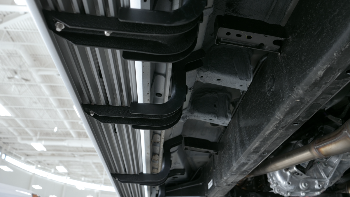 Dual Step Running Boards Silver // Toyota Tundra Sherwood Park Toyota Parts