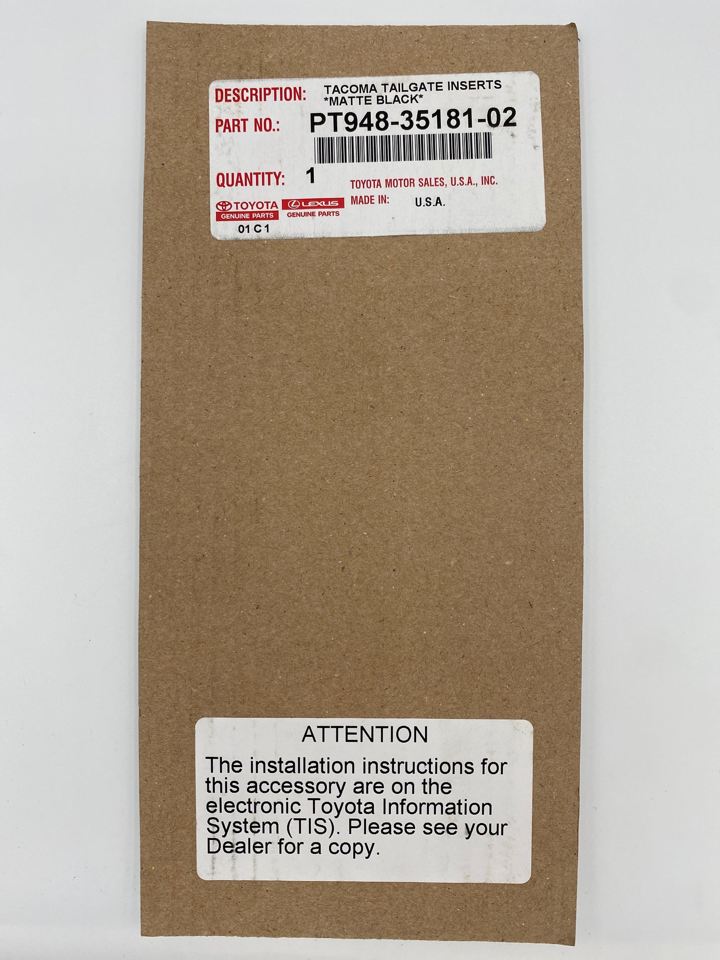 PT948-35181-02 Tailgate Badge