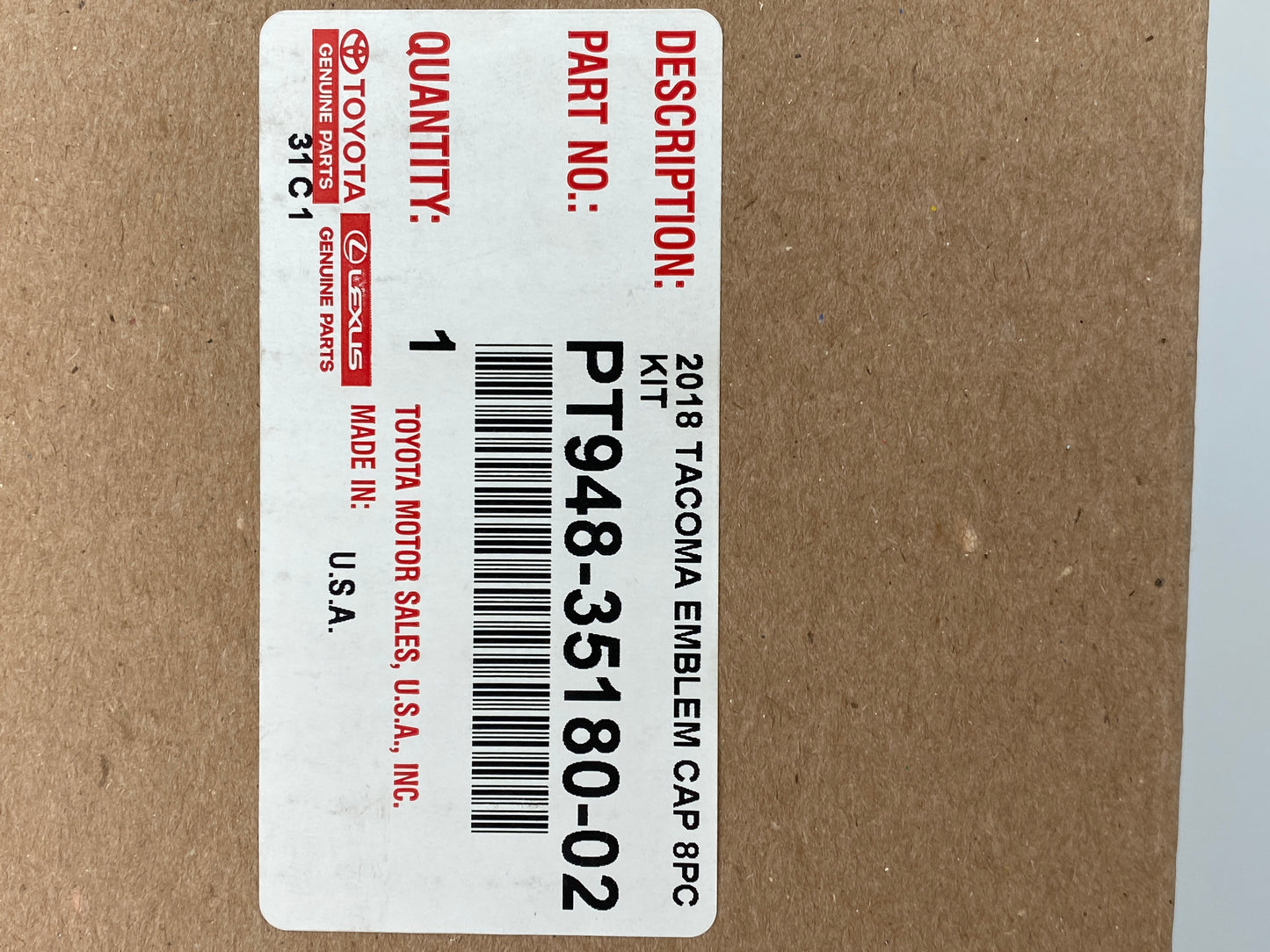 PT948-35180-02 Emblem Cover