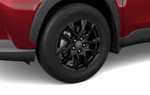 17" Satin Black Alloy Rim and Winter Tire Package Rav4 225/65R17