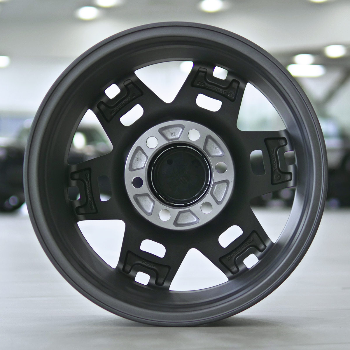 Genuine 17" TRD Pro Wheels Matte Gray