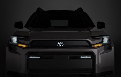 Illuminated Front Emblem - Dark Chrome// Rav4