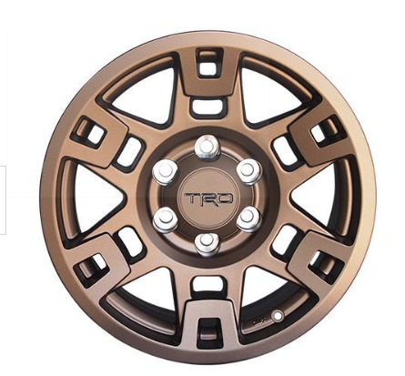 Genuine 17" TRD Pro Wheels Matte Bronze