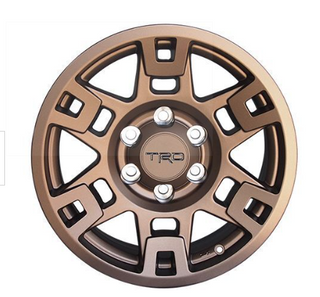 Toyota Accessories Genuine 17' TRD Pro Wheels Matte Bronze