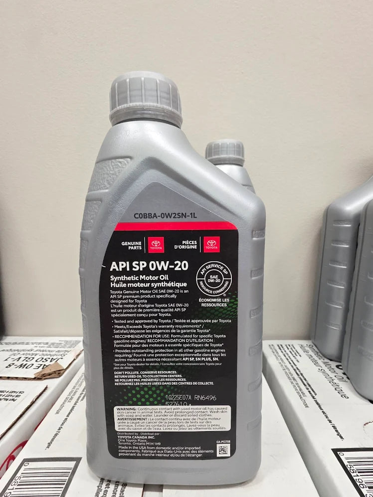 Toyota 0W20 Engine Oil, 1L