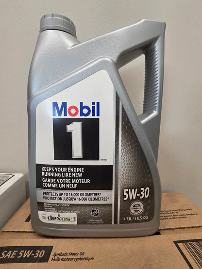 Mobil 1 5w30 Synthetic Oil, 4.73L