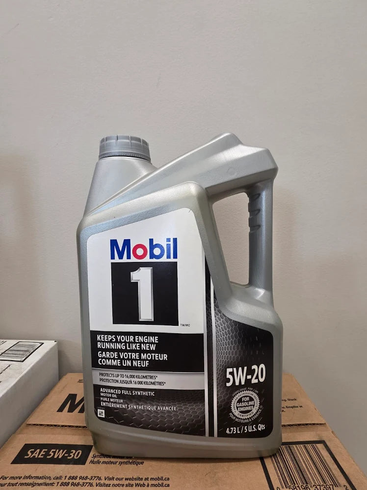 Mobil 1 5W20 Synthetic Oil, 4.73L
