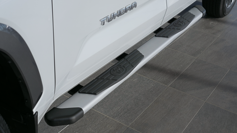 Dual Step Running Boards - Silver // Toyota Tundra