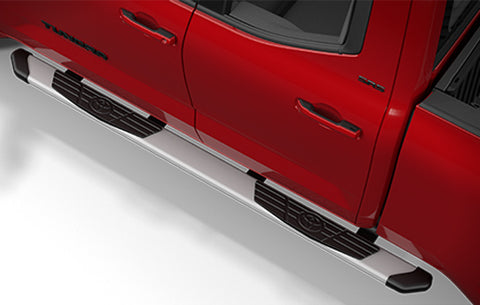 Dual Step Running Boards - Silver