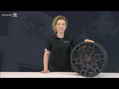 Genuine 17" TRD Pro Wheels Matte Black