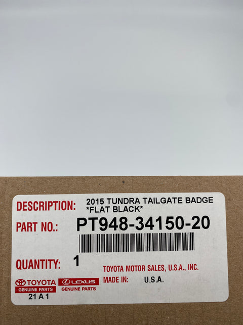 PT948-34150-20 Tailgate Badge